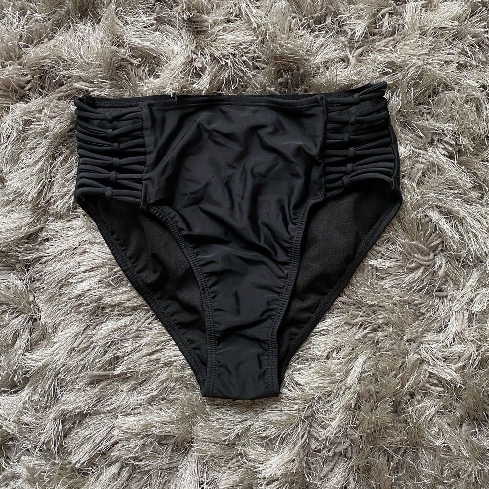 High waisted bikini bottom